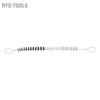 Ryo เครื่องมือสกรูเกลียว 26 ตัวผู้ ตัวเมีย พร้อมเกจ 14 นิ้ว และ 12 เมตริก