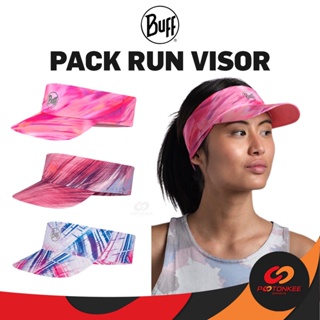 Pootonkee Sports BUFF PACK RUN VISOR Coolnet UV+ หมวกวิ่งบัฟ หมวกเปิดหัว ม้วนพับได้เล็กกะทัดรัด พกพาสะดวก