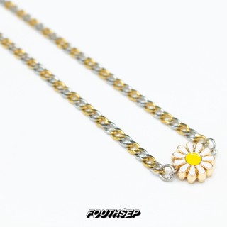 พร้อมส่ง 💥 Fouthsep - Daisy Gold Necklace สร้อยคอแสตนเลส