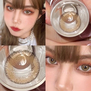 ✨Brown ขนาดตาโต (Bigeyes) ☀️กรองแสง uv จดทะเบียนถูกต้อง 🇰🇷คอนแทคเลนส์สัญชาติเกาหลี🇰🇷