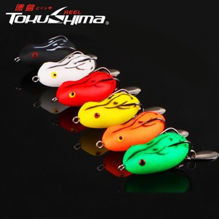 tokushima เหยื่อตกปลา sawa d Soft frog Soft Plastic Lure เหยื่อปลอมตกปลา เหยื่อปลา เหยื่อตกปลาช่อน เหยื่อปลอม เหยือตกปลา Top Water Lure เหยื่อตกปลานิล ตะขอ exp Soft frog ตกปลา รอกตีเหยื่อปลอม 4.5cm/7g 5cm/9g อุปกรณ์ตกปลา