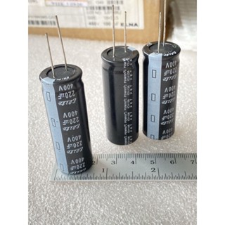 (แพ็ค1ตัว) 220UF 400Vขนาด18x50mm แท้-ใหม่,C220UF 400V ,Capacitor 220UF,ตัวเก็บประจุไฟฟ้า C220UF400V C 220UF400V C 220UF