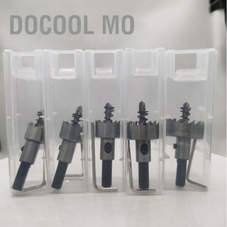 Docool Mo ชุดดอกสว่านโฮลซอว์ 5 ชิ้น สําหรับงานไม้ พร้อมกล่อง