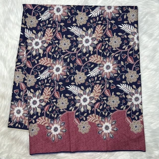 ผ้าถุง ลายดอก ปาเต๊ะ batik เย็บเรียบร้อย ผ้าคอตตอน ไม่หดน้ำ ไม่ตกสี ซิ่น (W01)