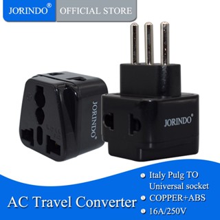 อะแดปเตอร์แปลงปลั๊กไฟ 10A 250V 3 pins มาตรฐานอิตาลี AU UK US EU เป็นปลั๊กอิตาลี