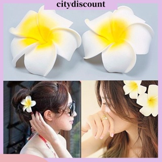 &lt;citydiscount&gt;  City_ กิ๊บติดผม จี้ดอกลีลาวดีประดิษฐ์ สําหรับผู้หญิง 2 ชิ้น