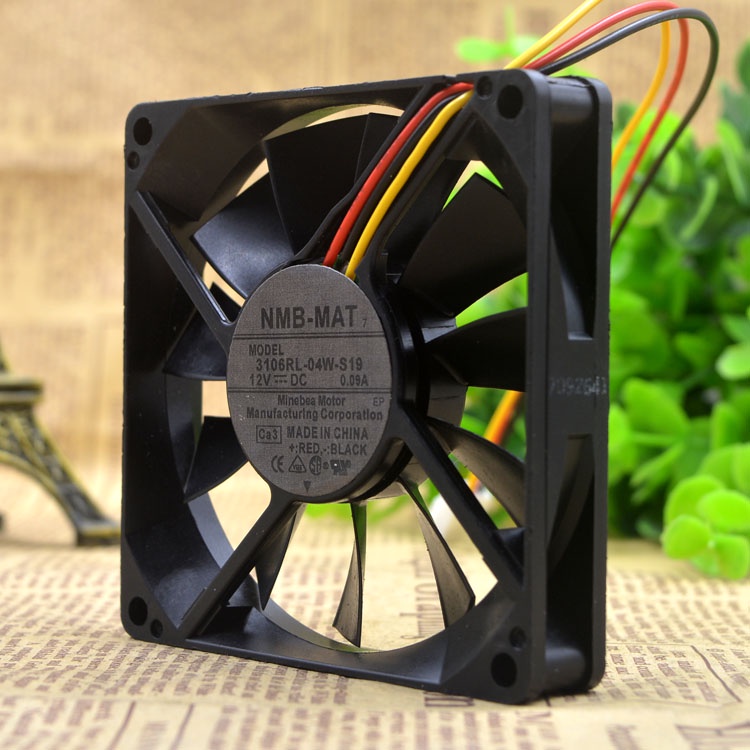 YTH 3106RL-04W-S19 DC 12V 8CM 8015 CASE COOLING FAN