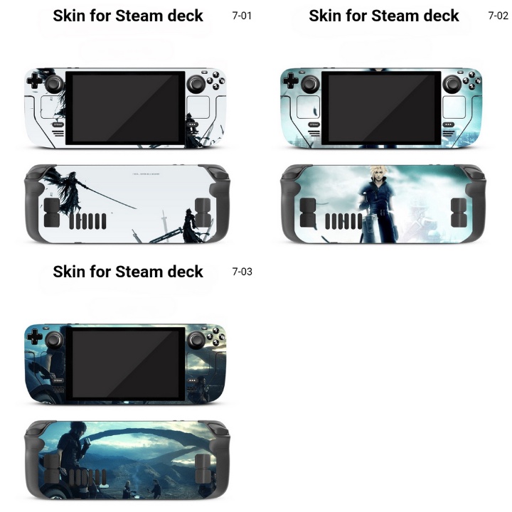Skin for Steam deck (set7) สกินสำหรับ steam deck