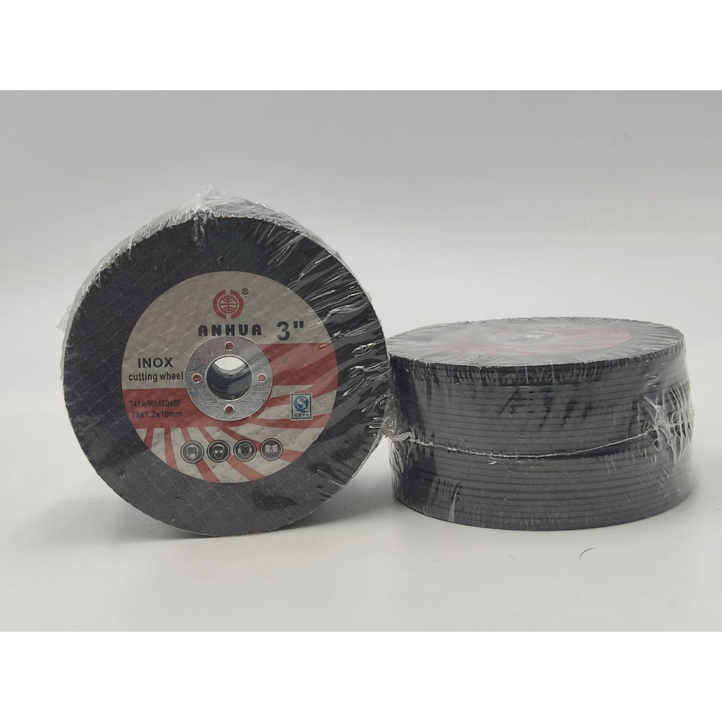 ใบตัดไฟเบอร์ 3 นิ้ว ขายเเยก 10 ใบ และ 25 ใบ ใบตัดเหล็กตัด ตัดสแตนเลส ขนาด75x1.2x10 mm ราคาถูก พร้อมส่ง - รูปที่ 4