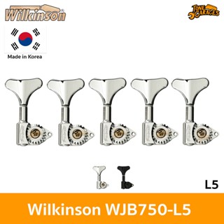 Wilkinson WJB750 L5 inline 5 Bass Machine Head ลูกบิดเบส 5 สาย Made in Korea