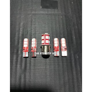 ไฟเบรกหลัง 13 ตา + 4 ชิ้น Sen Jelly Flashing Led Big Crystal Universal สามารถทําให้รถจักรยานยนต์ทุกประเภท