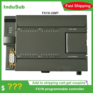 บอร์ดควบคุมอุตสาหกรรม PLC FX3U-32MT เข้าได้กับเอาท์พุต FX1N FX2N NEWCARVE 16 อินพุต 16 ทรานซิสเตอร์ รองรับ HMI