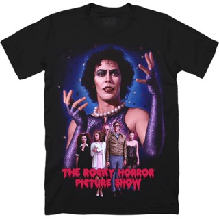 Korean เสื้อยืด Halloween THE ROCKY HORROR PICTURE SHOW เสื้อยืดสวยๆ ชุดฮาโลวีนเด็ก ชุดฮาโลวีน ฮาโลวีน เสื้อคอฟิต