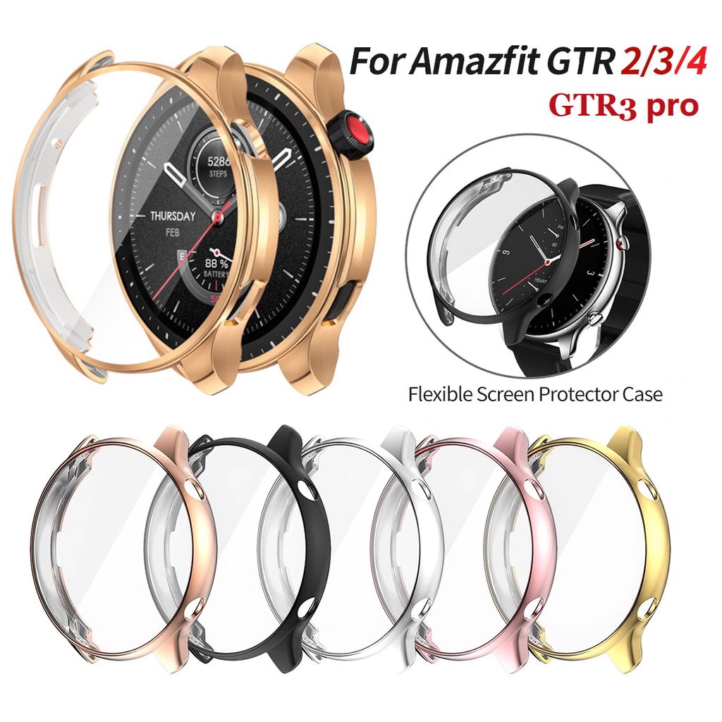 Compatible For Huami เคส Amazfit GTR 4 Case / Amazfit GTR 2 Case / GTR 2e / Amazfit GTR 3 Case / Ama