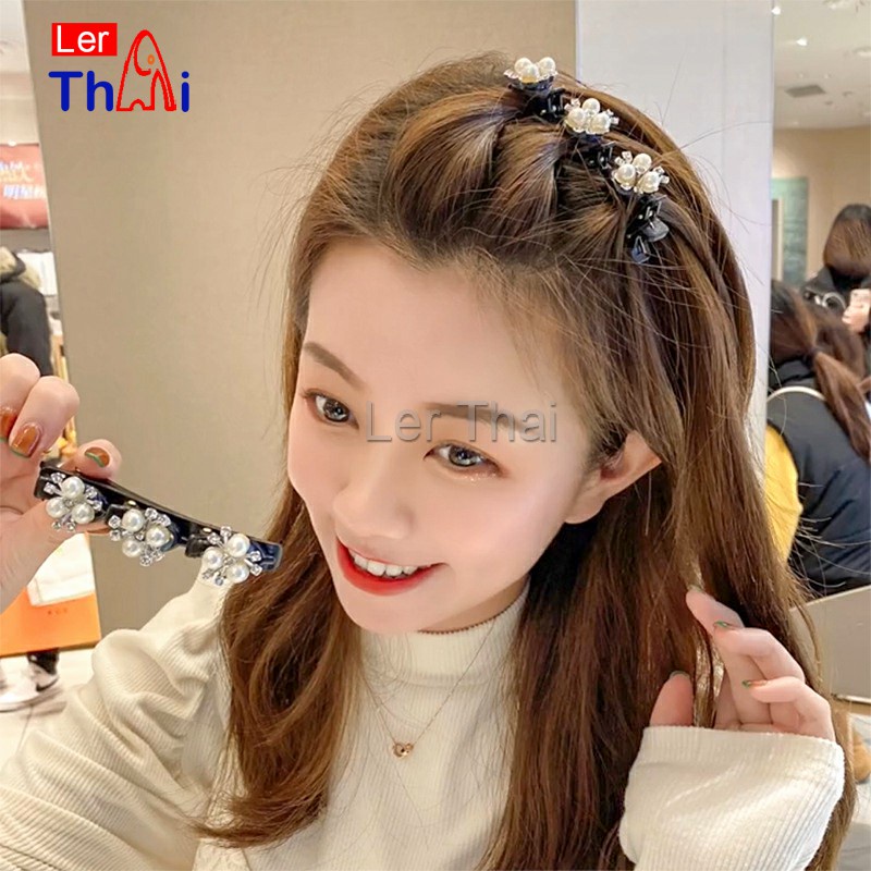 LerThai กิ๊บติดผม แบบถัก  สไตล์สาวเกาหลี Hair Clips ราคา ถูกที่สุด ดีลบีเคเค แกลเลอรีภาพที่ 2