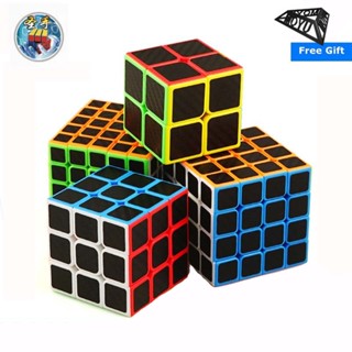 Sengso Legend สติกเกอร์รูบิคคาร์บอนไฟเบอร์ 2x2 3x3 4x4 5x5 Speed Cube