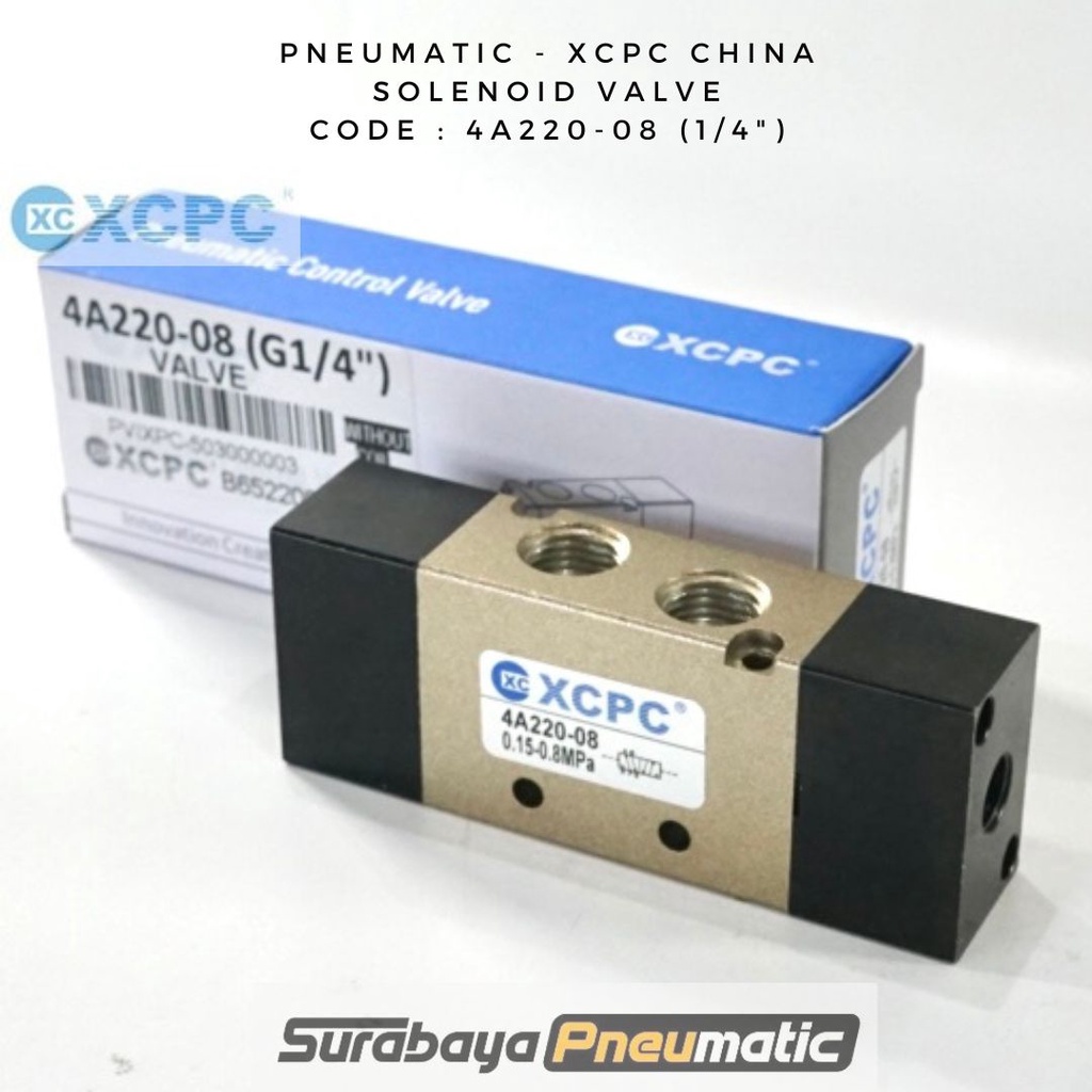 4A220-08 (Drat1/4") - นักบินโซลินอยด์วาล์ว / นักบินคู่ - XCPC 4A220