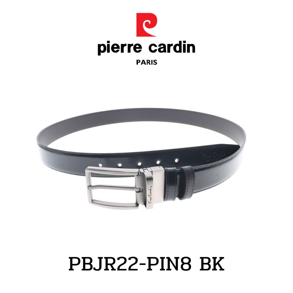 Pierre Cardin เข็มขัดหนังหัวเข็ม รุ่น PBJR22-PIN8
