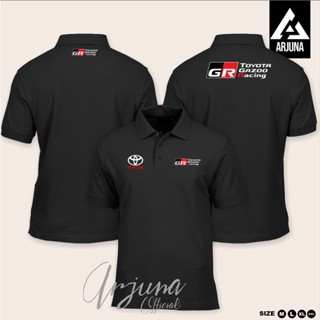 เสื้อโปโล คอปก ลาย TOYOTA GAZOO RACING SPORT รุ่นใหม่ ยานยนต์ Kaos ArjunaOfficial