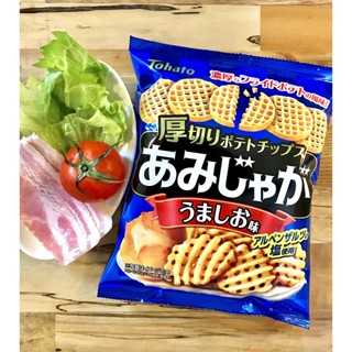 Tohato Net Potato Salt Flavour มันฝรั่งอบกรอบรสเกลือ 60 กรัม