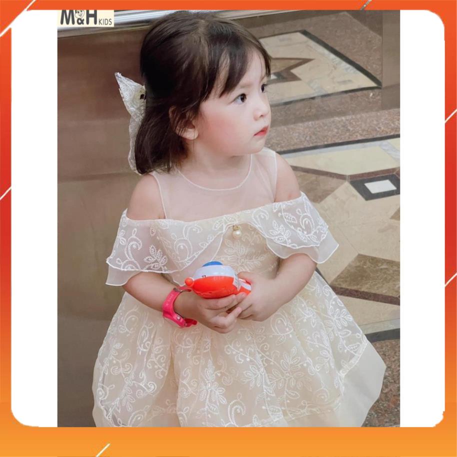 ชุดเจ้าหญิงสุดน่ารักสําหรับเด็กผู้หญิง เดรส 2 ชั้น สินค้ากวางโจวระดับไฮเอนด์ Bilala Shop [RN]