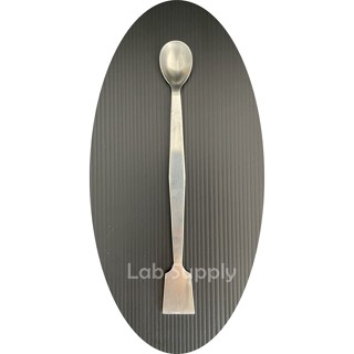 ช้อนตักสารเคมี สแตนเลส (Spatula Stainless) ยาว 21 ซม. เบอร์ 2 , No.2