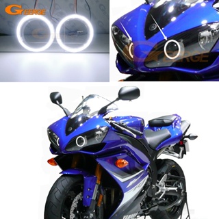 For Yamaha R1 YZF-R1 2004 2005 2006 2007 2008 Excellent Ultra Bright COB Led Angel Eyes DRL Halo Rings