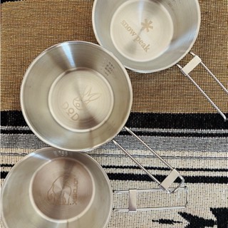 Camping Pot ถ้วยเซียร่า Siera Cup 200มล. ชามสแตนเลสพับเก็บ หม้อสนาม สแตนเลส พับด้าม ไซด์เล็ก กระทัดรัด กระทะแคมป์ปิ้ง