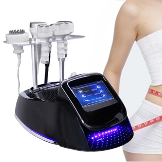 NEW 6 in 1 Ultrasonic 80K Cavitation Radio Frequency RF Face Lifting Weight Loss Slimming Machine Vibration Vacuum Body