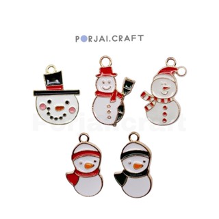 จี้ตุ๊กตาหิมะ Christmas snowman pendants