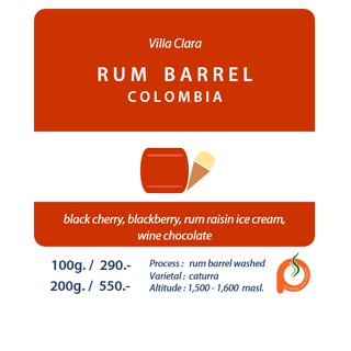 Colombia villa clara barrel aged rum / 100g. / 200 g.