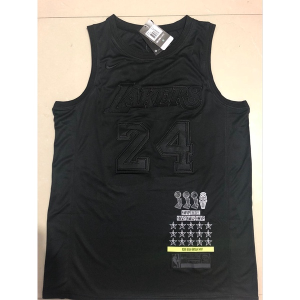 Mens Los Angeles Lakerss Kobee Bryant Boutique เย็บปักถักร้อย Black Swingman Jersey