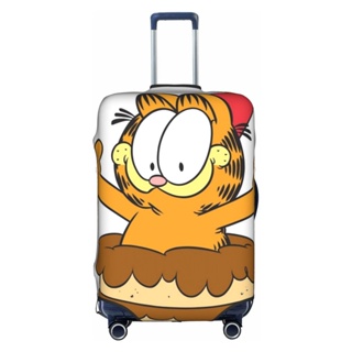 ผ้าคลุมกระเป๋าเดินทาง ลายการ์ตูน Garfield Happy Birthday ขนาด 18-32 นิ้ว ซักทําความสะอาดได้