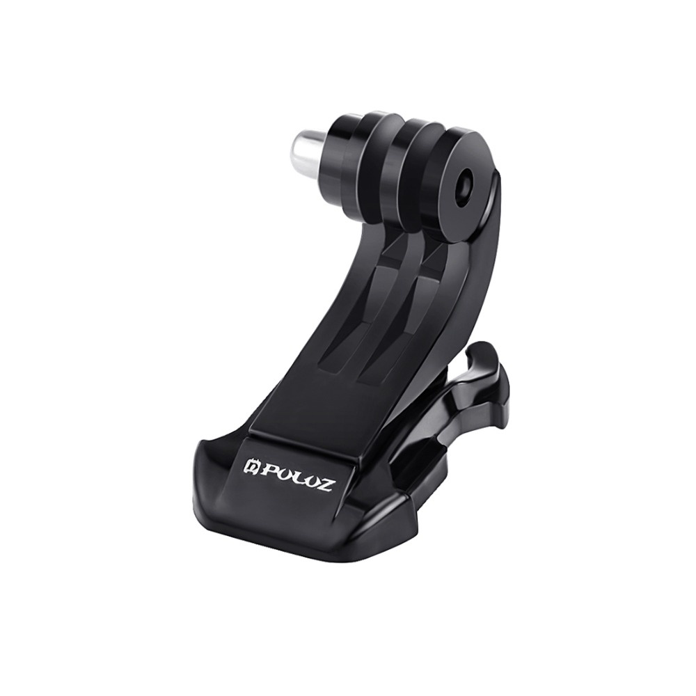 Puluz เมาท์ตะขอตัว J แนวตั้ง สีดํา สําหรับ Gopro Hero11 10 9 8 Black Insta360 ONE R DJI Osmo Sports Action Cameras