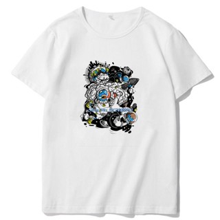 เสื้อคู่ จุดจบของโลกนักบินอวกาศ Dope คลั่ง Raver กบฏพังก์ท็อปส์ท็อปส์เสื้อยืดกราฟิกเสื้อยืดเสื้อผ้าฮาราจูกุผู้ชาย