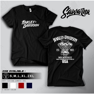 Pria เสื้อยืด พิมพ์ลาย Harley-Davidson motorcycle est 1903 สําหรับผู้ชาย | เสื้อเชิ้ต สําหรับผู้ชาย | เสื้อยืด พิมพ์ลาย Distro | เสื้อยืดสุดเท่ | ออบหลง