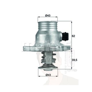 TM 11 105 วาลว์น้ำควบคุมไฟฟ้า M62 รุ่นใหญ่ / 5 (E39) 7 (E38) 11531437526 (ยี่ห้อ MAHLE)