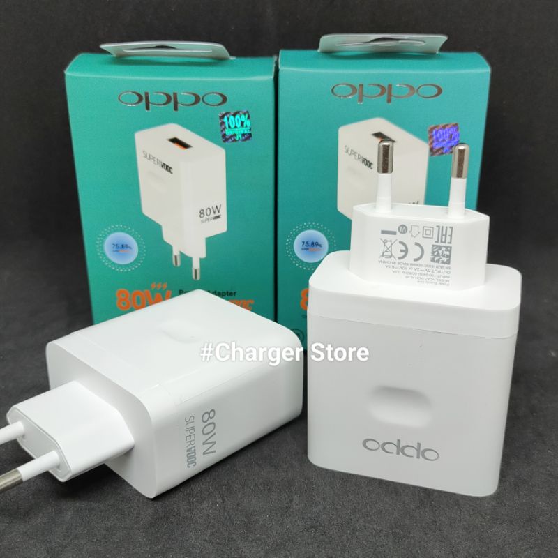 Oppo 80W 6.5A SUPER VOOC DART อะแดปเตอร์แท่นชาร์จแบบชาร์จเร็ว