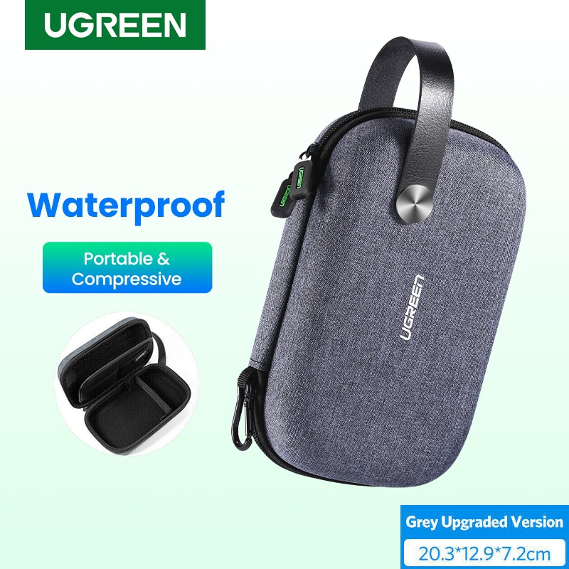 Ugreen External Hard Drive Case Bag Travel Case Gadget Bag Electronic