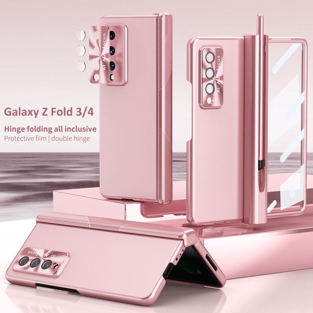 เคสโทรศัพท์มือถือแบบแข็ง กันกระแทก พร้อมฟิล์มกระจกนิรภัย สําหรับ