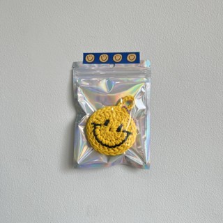 MERMINTY SMILEY keychain I พวงกุญแจถัก smiley