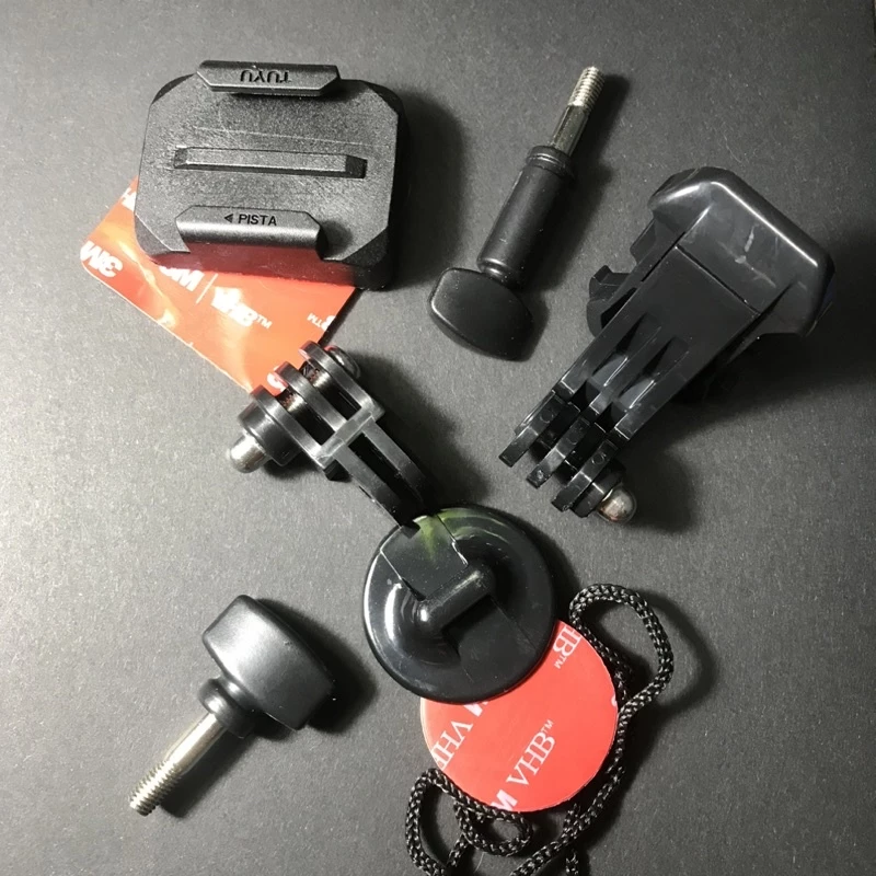 เมาท์ ติดหมวกกันน็อค Gopro action camera ส่งฟรี AGV Arai Shoei thumbnail 7