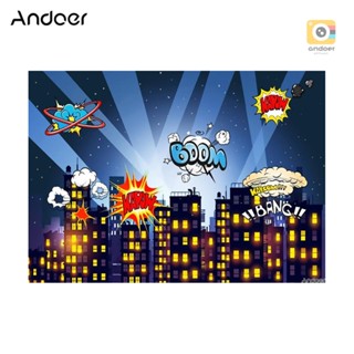 Andoer 1.5 * 2.1m/5 * 7ft Super  City Photography Background Baby Children Backdrop Photo   Studio Pros