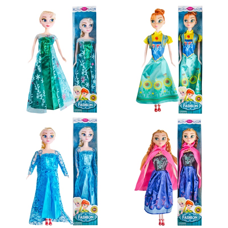 ชุดตุ๊กตาเจ้าหญิงดิสนีย์ Frozen Anna And Elsa ขนาด 30 ซม. ของเล่นสําหรับเด็ก