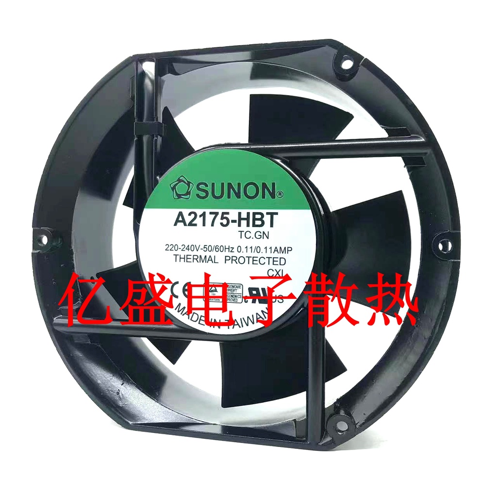 ใหม่ SUNON พัดลมระบายความร้อน อุณหภูมิสูง A2175-HBL A2175-HBT TC.GN AC220V AC