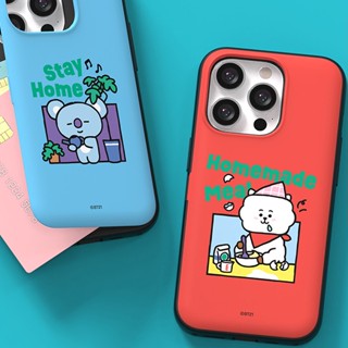 เคสโทรศัพท์มือถือ แบบแม่เหล็ก ลาย BT21 BTS Home All Day สไตล์เกาหลี สําหรับ iPhone 14 13 12 11 7 8 SE Pro Max mini