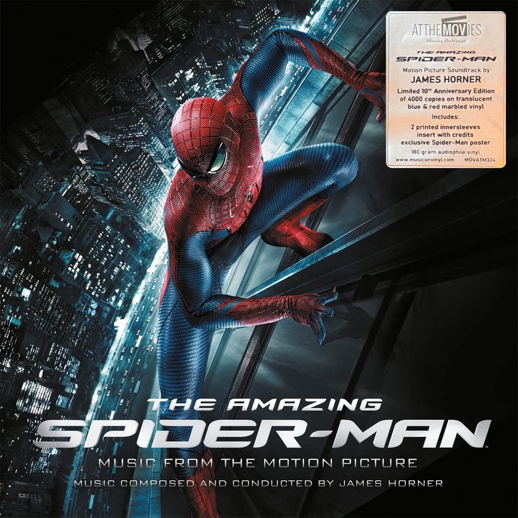 James Horner - The Amazing Spider-Man (Blue & Red Marbled Vinly)