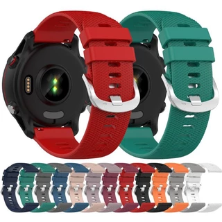 🇹🇭สาย Garmin Forerunner255/265/255sMusic และสำหรับ Garminขนาดสาย 18,20,22mmสายซิลิโคน ตะขอมีโลโก้กามิน ส่งไวทุกวันจากไทย