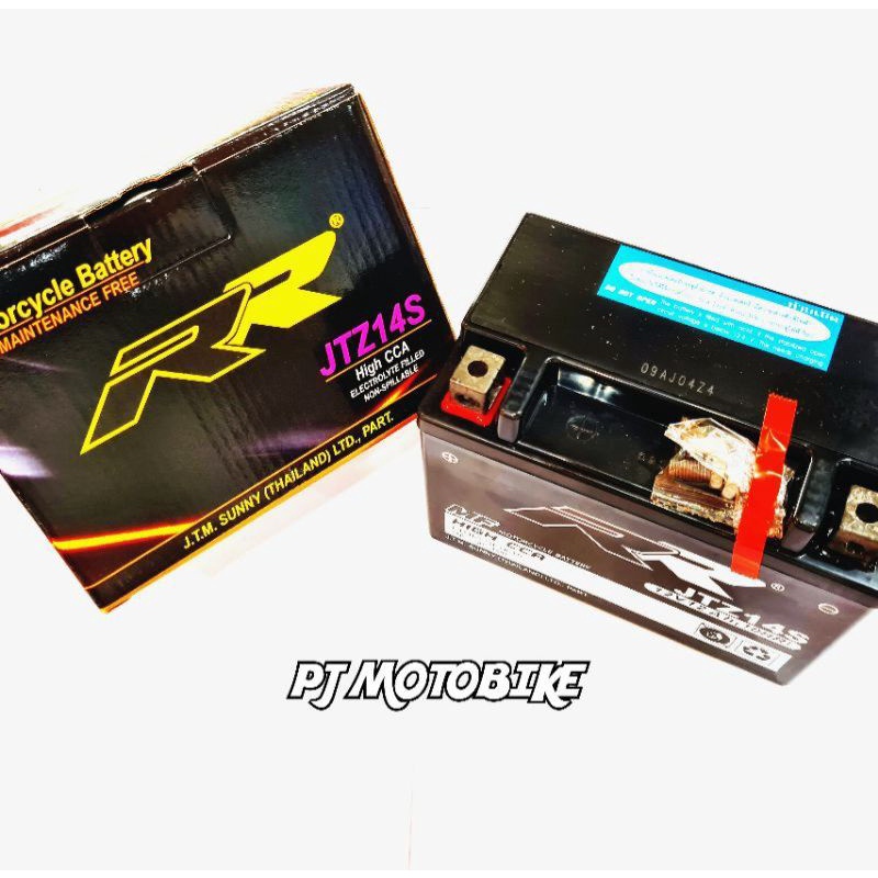 แบตเตอรี่แห้ง (RR) JTZ14S  FORZA-300, NC 750X, GSX-1000,
