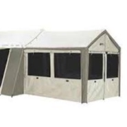 Kodiak Canvas Wall Enclosure for 12x9 ft. Cabin Tent with Deluxe Awning